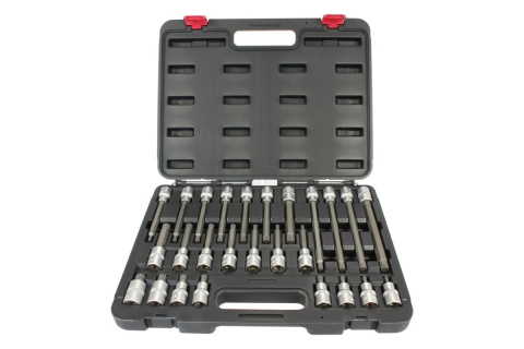 Zástrčné hlavice XZN sada 26 kusů  M5-M16 délka 55 - 100 - 140 - 200 mm 100-00443