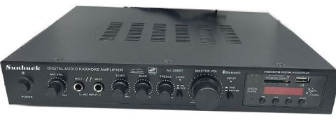 Zesilovač 5.0, rádio, bluetooth, přehrávač MP3, Sunbuck AV-298BT černý