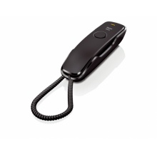 GIGASET-DA210-BLACK Gigaset - standardní telefon bez displeje, klávesnice na sluch., 3 vyzváněcí tóny, barva černá