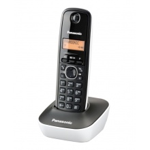 KX-TG1611FXW Panasonic - DECT bezdrátový telefon, 1-řádkový podsvícený displej, CLIP, české menu, barva bílá