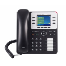 GXP-2130 V2 Grandstream - IP telefon, barevný LCD, 3x SIP účty, 3x linky, 2x RJ45 Gb, POE, 4x prog. tl., 8x BLF