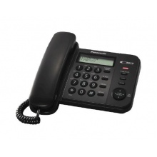 KX-TS560FXB Panasonic - jednolinkový tel., displej, Data port, CLIP, barva černá