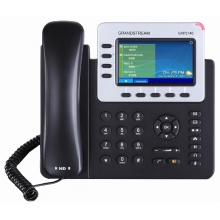 GXP-2140 Grandstream - IP telefon, barevný LCD, 4x SIP účty, 4x linky, 2x RJ45 Gb, POE, 5x prog. tl.