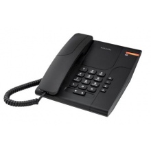 TEMPORIS-180B Alcatel - analogový telefonní přístroj bez displeje v černém provedení