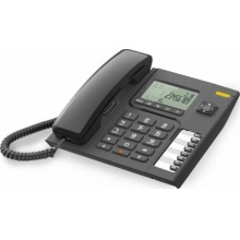 TEMPORIS-76 Alcatel - analogový telefonní přístroj s LCD displejem v černém provedení