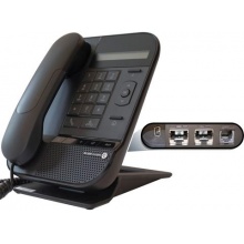 3MG27038AA ALCATEL-LUCENT 8012 DeskPhone - with high audio quality. 3.5mm headset jack, 10/100/1000, PoE