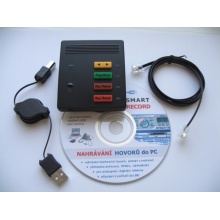 SMARTRECORD Smart Record - zařízení pro nahrávaní telefonních hovorů do PC, 1 linka, USB