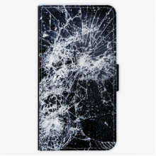 Flipové pouzdro  - Cracked - Huawei Nova