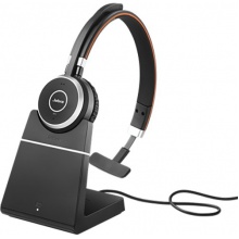 EVOLVE-65-MONO-STAND Jabra - bezdrátová náhlavní souprava pro PC, Bluetooth, USB, spona přes hlavu, na jedno ucho
