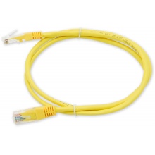 PC-200 C5E UTP/0,5M - žlutá - propojovací (patch) kabel
