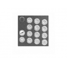 4FN 230 94.2/P - kódovač KARAT, 4+n, stříbrná, podsvit, se Z
