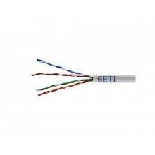 Vodič GETI UTP Cat.5e drát (305m)