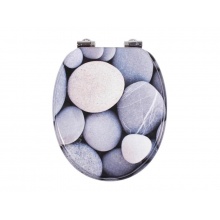 WC sedátko SCHÜTTE Stones Soft Close MDF