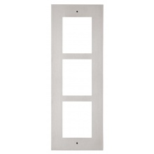 ATEUS-9155013 2N® IP Verso, rámeček pro instalaci do zdi, 3 moduly, nikl