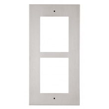 ATEUS-9155012 2N® IP Verso, rámeček pro instalaci do zdi, 2 moduly, nikl