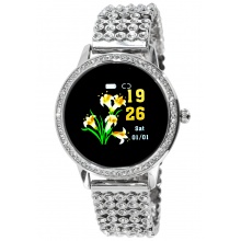 OXE Smart Watch Stone LW20 - chytré hodinky, Silver