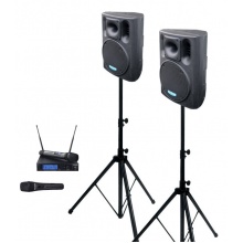 DEXON 2x BC 800A + MBD 840 + MD 505 ozvučovací sestava s mikrofony