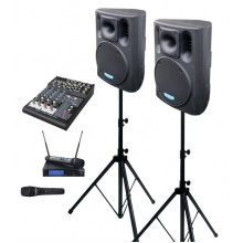 DEXON 2x BC 1000A + MBD 830 + MD 505 + DMC 2220 ozvučovací sestava s mikrofony