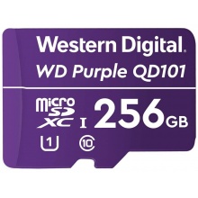 WDD256G1P0C - paměťová karta MicroSDXC 256GB, WD Purple