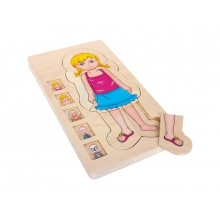 Dětské puzzle SMALL FOOT Anatomie dřevěné