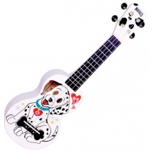 Mahalo Soprano Ukulele Dalmatian White - Sopránové ukulele