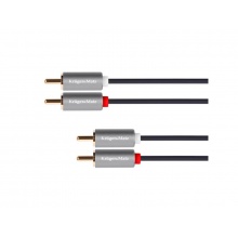 Kabel KRUGER & MATZ 2xCINCH konektor/2xCINCH konektor 10m KM1210 Basic