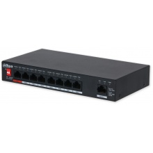 PFS3009-8ET1GT-96-V2 - PoE switch 9/8, 8x PoE/1x Gb LAN, 96W