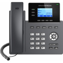 GRP-2603P Grandstream - IP telefon, podsvícený LCD, 6x SIP účet, 3 linky, 2x RJ45 Gb, POE