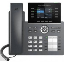 GRP-2634 Grandstream - IP telefon, barevný LCD, 4x SIP účty, 2x RJ45 Gb, POE, 4x prog. tl., 32x BLF, WIFI