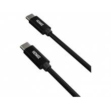 Kabel YENKEE YCU C02 BK USB-C 2.0/USB-C 0,2m