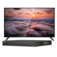 NVR5232-16P-4KS2E +LCD43 - 32CH, 12Mpix, 2xHDD, 16xPoE, 320Mb, +LCD43 monitor LM43-F200