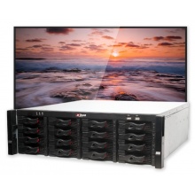 NVR616-128-4KS2 +LCD43 - 128CH, 12Mpix, 16xHDD, RAID, 384Mb, poplach., +LCD43 monitor LM43-F200