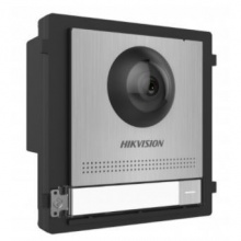 DS-KD8003-IME2/S Hikvision - 1-tlačítkový modul 2-žilového interkomu s kamerou; nerez
