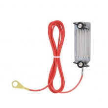 Připojovací červený kabel na pásku elektrického ohradníku - 130 cm