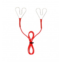 Kabel červený spojovací pro elektrický ohradník - 60 cm