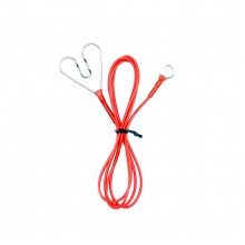 Kabel červený připojovací pro elektrický ohradník - 100 cm