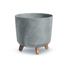 Květináč GRACIA TUBUS BETON EFFECT šedý 29,8cm