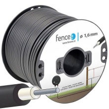 Vysokonapěťový ocelový kabel s průměrem 1,6 mm pro elektrický ohradník - 10 m
