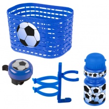 koš dětský s doplňky Ventura Soccer modrý