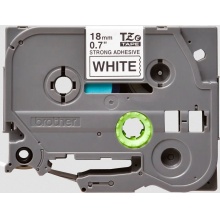 TZE-S241 - kazeta s páskou - bílá / černá, 18 mm, 8 m, profi