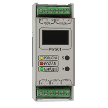 PWG 1 DIN - vyhodnocovací jednotka teplotního kabelu