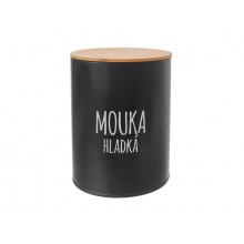 Dóza ORION Black Hladká Mouka 13cm