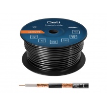 Vodič koax GETI 125CU PE - venkovní (100m cívka)