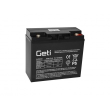 Baterie olověná 12V  20Ah GETI pro elektromotory