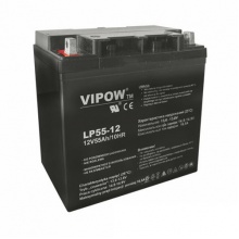 Baterie olověná 12V 55Ah VIPOW BAT0223