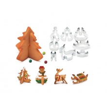 Sada vykrajovátek FAMILY 55990B 3D Vánoce