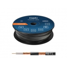 Vodič koax GETI 121CU PE - venkovní (100m cívka)