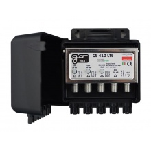 Anténní zesilovač GoSAT GS410LTE, na stožár,1xFM G20dB, 1xDAB G20dB, 2xUHF G30dB