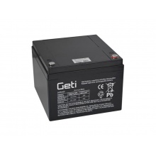 Baterie olověná 12V  28Ah GETI