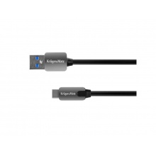 Kabel KRUGER & MATZ KM0347 USB/USB-C 0,5m Black